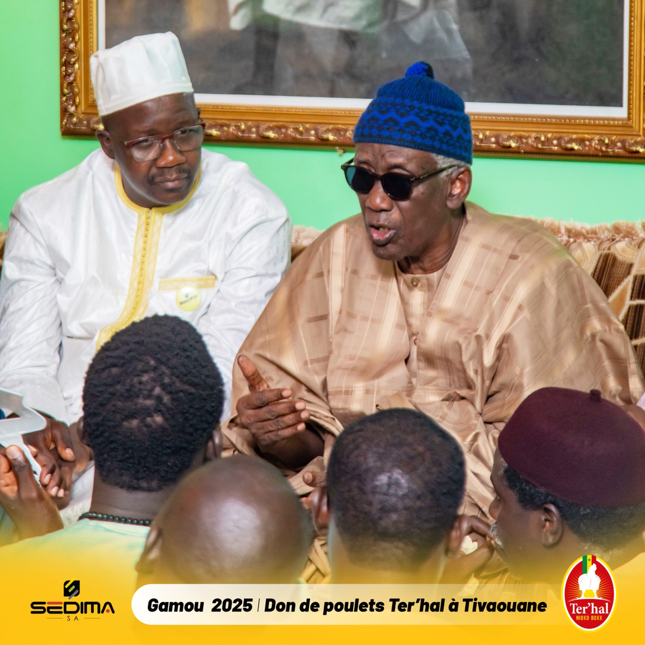 Gamou 2025 don de poulet Terhal à Tivaouane